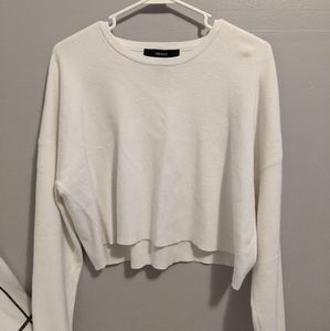 Forever 21 - White Crop Sweater